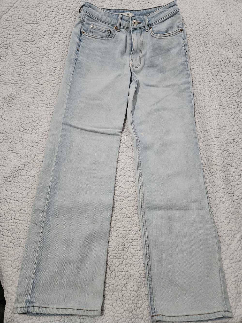 H&M Light Blue Women's Bootcut Jeans - Picture 1 of 4